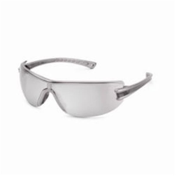 Exotic Luminary; Wraparound Silver Mirror Anti-Scratch Lens Safety Glasses EX326766